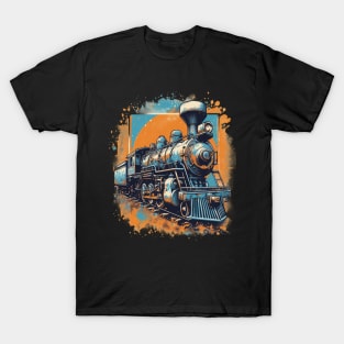 Old Locomotive Funny Gift T-Shirt